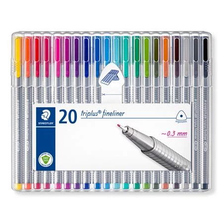 Tűfilc készlet, 0,3 mm, STAEDTLER 