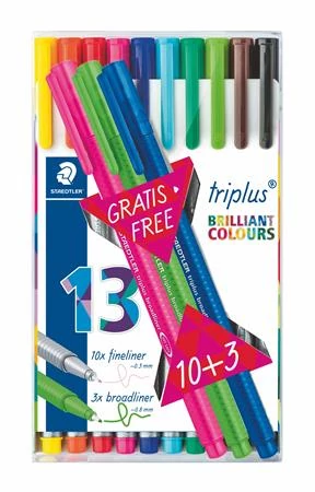 Tűfilc készlet, 0,3 mm, STAEDTLER 