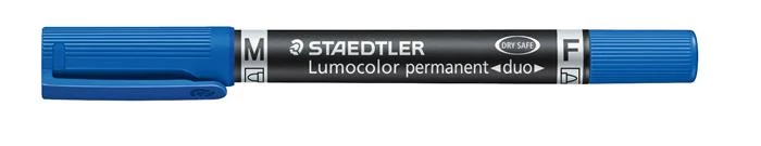 Alkoholos marker, 0,6/1,5 mm, kúpos, kétvégű, STAEDTLER 