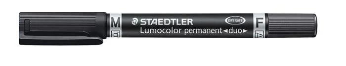 Alkoholos marker, 0,6/1,5 mm, kúpos, kétvégű, STAEDTLER 