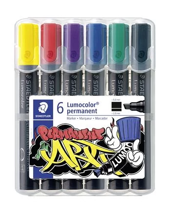 Alkoholos marker készlet, 2-5 mm, vágott, STAEDTLER 