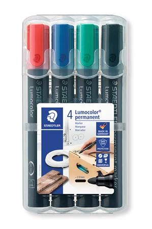 Alkoholos marker készlet, 2 mm, kúpos, STAEDTLER 