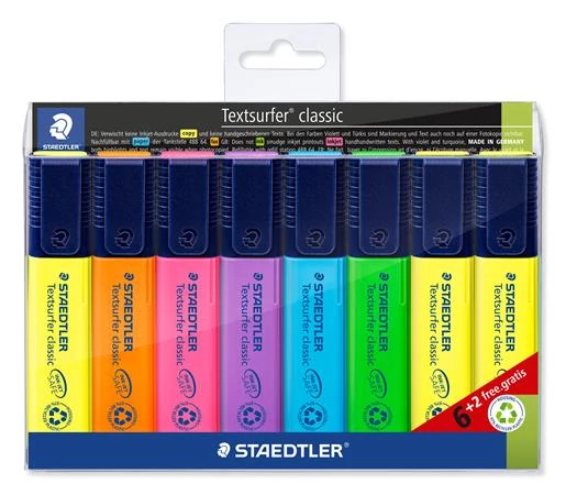 Szövegkiemelő készlet, 1-5 mm, STAEDTLER 
