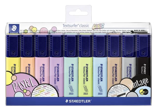 Szövegkiemelő készlet, 1-5 mm, STAEDTLER 