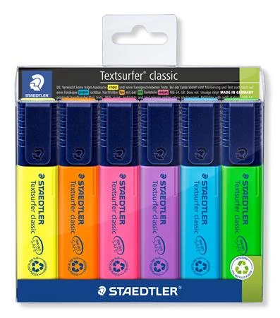 Szövegkiemelő készlet, 1-5 mm, STAEDTLER 
