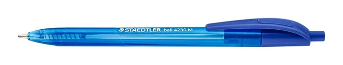 Golyóstoll, 1 mm, nyomógombos, STAEDTLER 