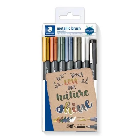 Dekormarker, 1-6 mm, kúpos, ajándék tusfilccel, STAEDTLER 