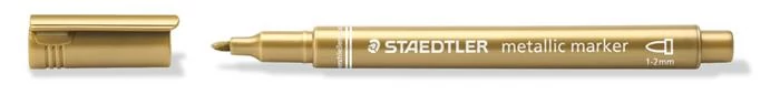 Dekormarker, 1-2 mm, kúpos, STAEDTLER 
