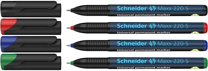 Alkoholos marker készlet, OHP, 0,4 mm, SCHNEIDER 