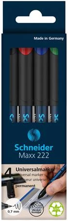 Alkoholos marker készlet, OHP, 0,7 mm, SCHNEIDER 