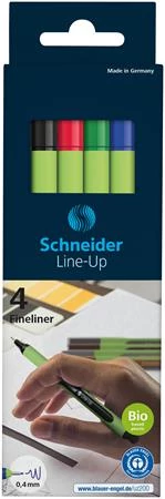Tűfilc készlet, 0,4 mm, SCHNEIDER 