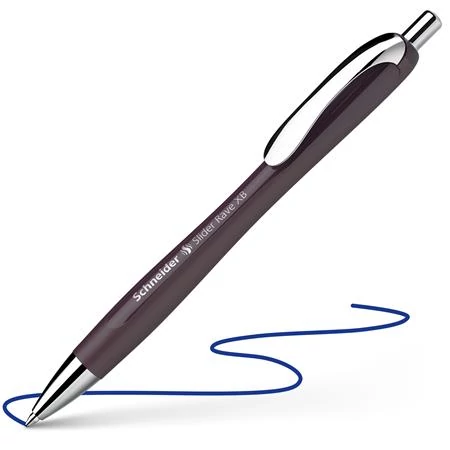 Golyóstoll, 0,7 mm, nyomógombos, SCHNEIDER 