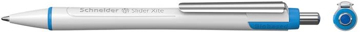 Golyóstoll, 0,7 mm, nyomógombos, SCHNEIDER 