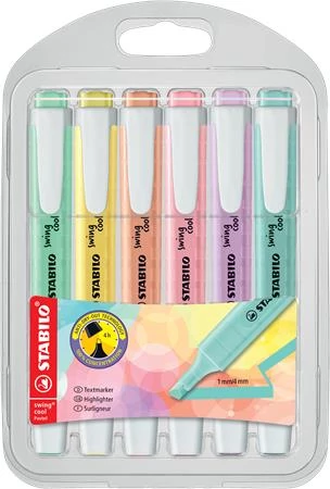 Szövegkiemelő készlet, 1-4 mm, STABILO 
