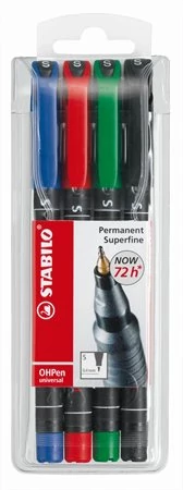 Alkoholos marker készlet, 0,4 mm, STABILO 