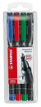 Alkoholos marker készlet, 1 mm, STABILO 