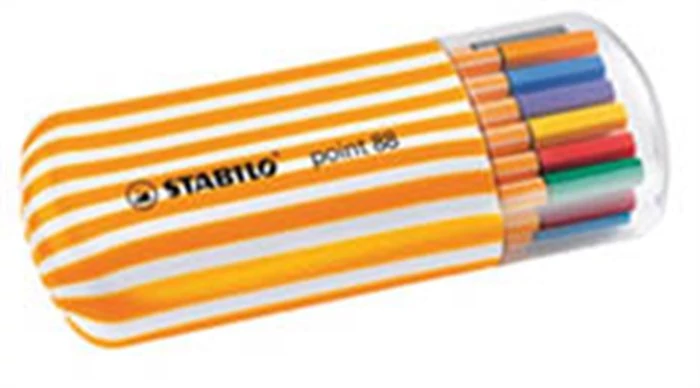 Tűfilc készlet, 0,4 mm, STABILO 
