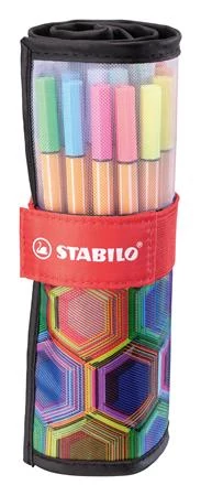 Tűfilc készlet, 0,4 mm, STABILO 