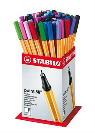 Tűfilc display, 0,4 mm, STABILO 