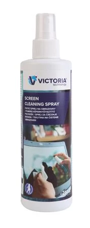 Tisztítófolyadék, képernyőhöz, antisztatikus, pumpás, 250 ml, VICTORIA TECHNOLOGY