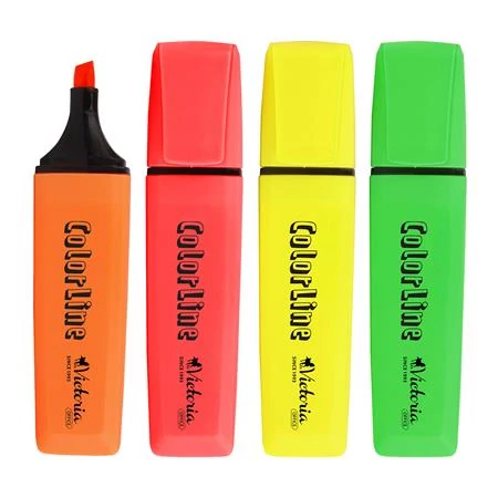 Szövegkiemelő készlet, 1-5 mm, VICTORIA OFFICE, 