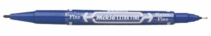 Alkoholos marker, 0,5/1,0 mm, kétvégű, ZEBRA 