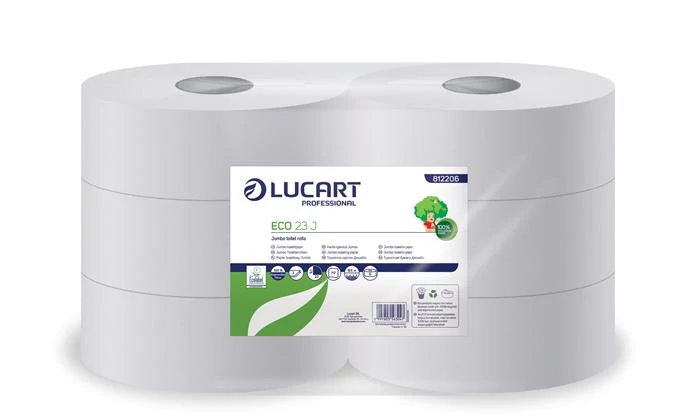 Toalettpapír, 2 rétegű, 165 m, 23 cm átmérő, LUCART, 