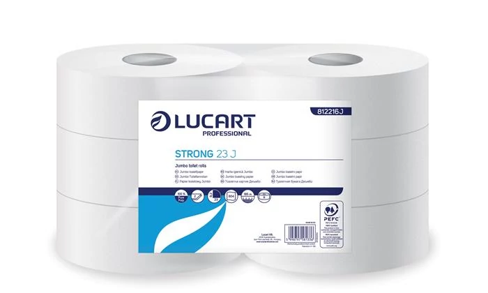 Toalettpapír, 2 rétegű, 185 m, 23 cm átmérő, LUCART, 