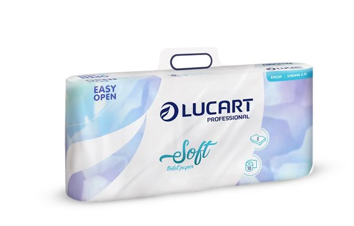 Toalettpapír, 2 rétegű, kistekercses, 10 tekercs, LUCART 