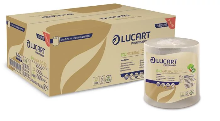 Kéztörlő, tekercses, 2 rétegű, Identity Autocut adagolóhoz, LUCART 