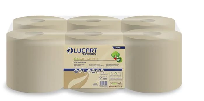 Kéztörlő, tekercses, 2 rétegű, LUCART 