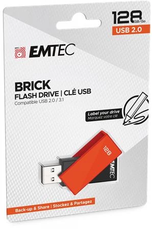 Pendrive, 128GB, USB 2.0, EMTEC 