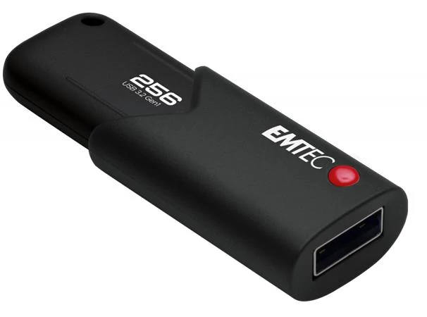 Pendrive, 256GB, USB 3.2, titkosított, EMTEC 