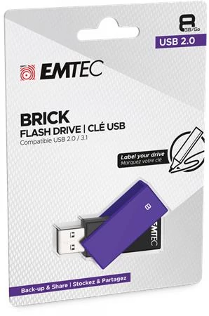 Pendrive, 8GB, USB 2.0, EMTEC 