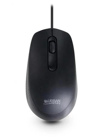 Egér, vezetékes, optikai, közepes méret, USB, URBAN FACTORY 