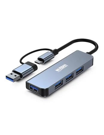 USB elosztó-HUB, 4xUSB-A 3.2, URBAN FACTORY 