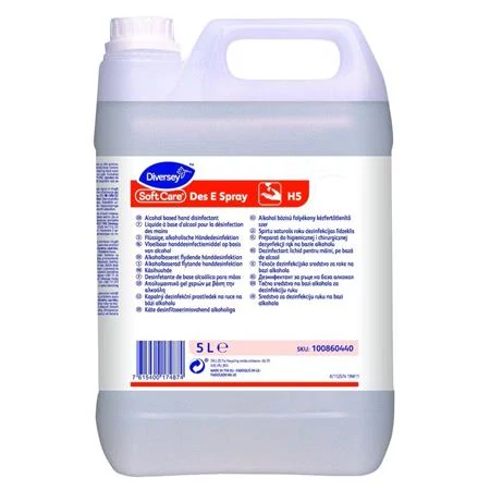 Kézfertőtlenítő folyadék, alkoholos, 5 l, 