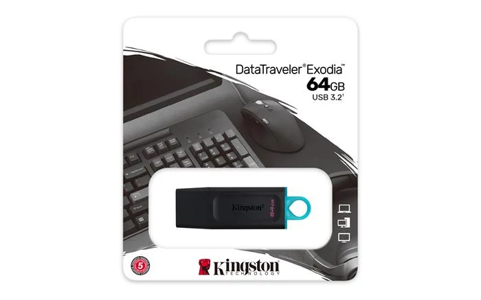 Pendrive, 64GB, USB 3.2, KINGSTON 