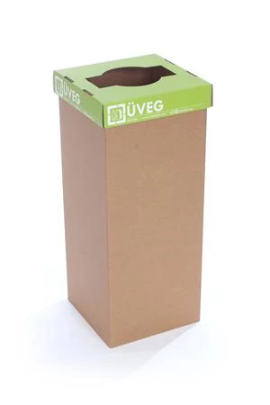 Szelektív hulladékgyűjtő, újrahasznosított, 50 l, RECOBIN 