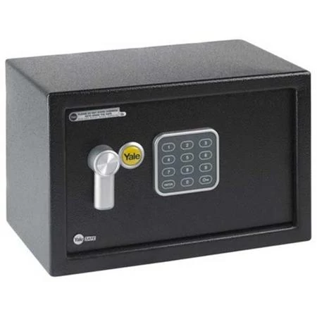 Bútorszéf, elektronikus zár, 16,3 l, 250x350x250 mm,YALE 