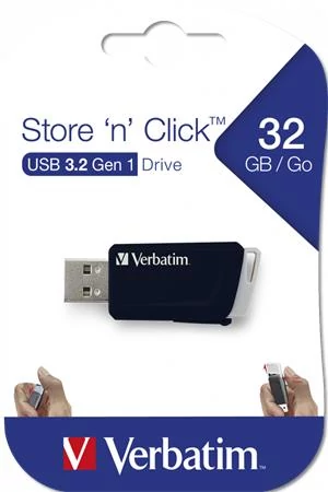 Pendrive, 32GB, USB 3.2, 80/25MB/sec, VERBATIM 