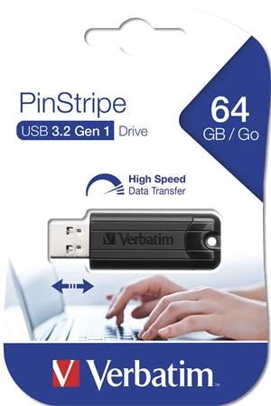 Pendrive, 64GB, USB 3.2, VERBATIM 