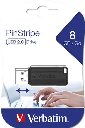 Pendrive, 8GB, USB 2.0, 10/4MB/sec, VERBATIM 