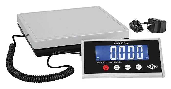 Csomagmérleg, digitális, 50 kg terhelhetőség, WEDO 