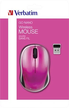 Egér, vezeték nélküli, optikai, közepes méret, USB, VERBATIM 