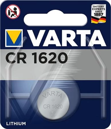 Gombelem, CR1620, 1 db, VARTA 