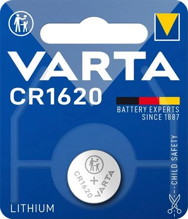 Gombelem, CR1620, 1 db, VARTA 