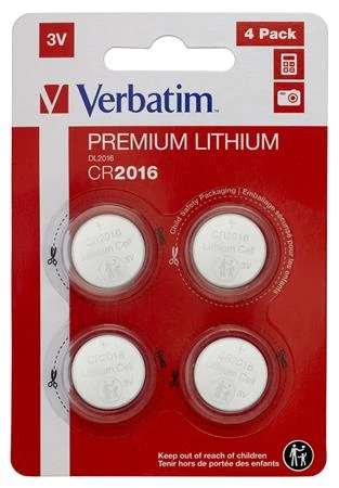 Gombelem, CR2016, 4 db, VERBATIM 
