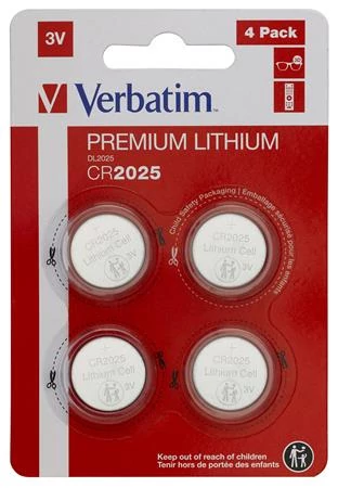 Gombelem, CR2025, 4 db, VERBATIM 