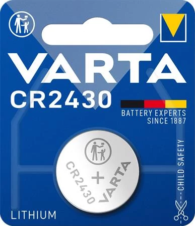 Gombelem, CR2430, 1 db, VARTA 
